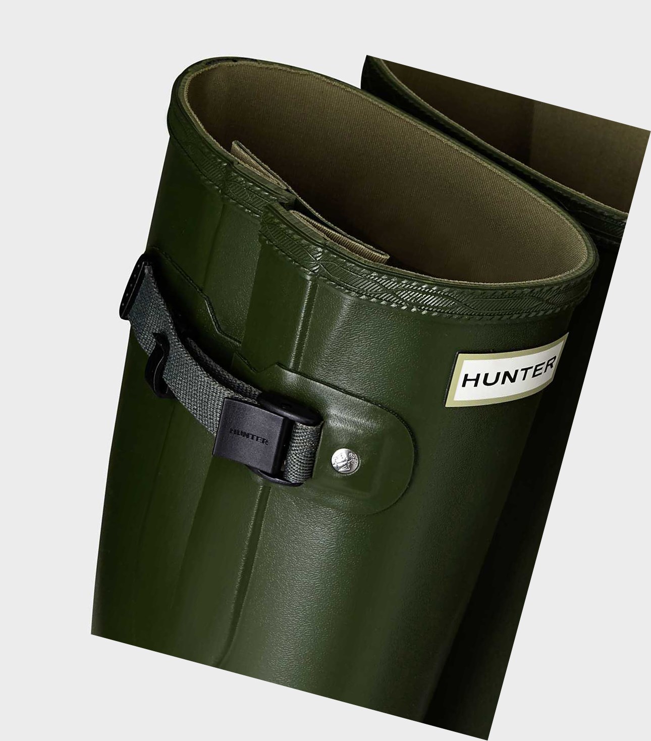 Stivali Corti Donna Hunter Norris Field Side Corta Wellington Adjustable Verdi | JARZVL-065
