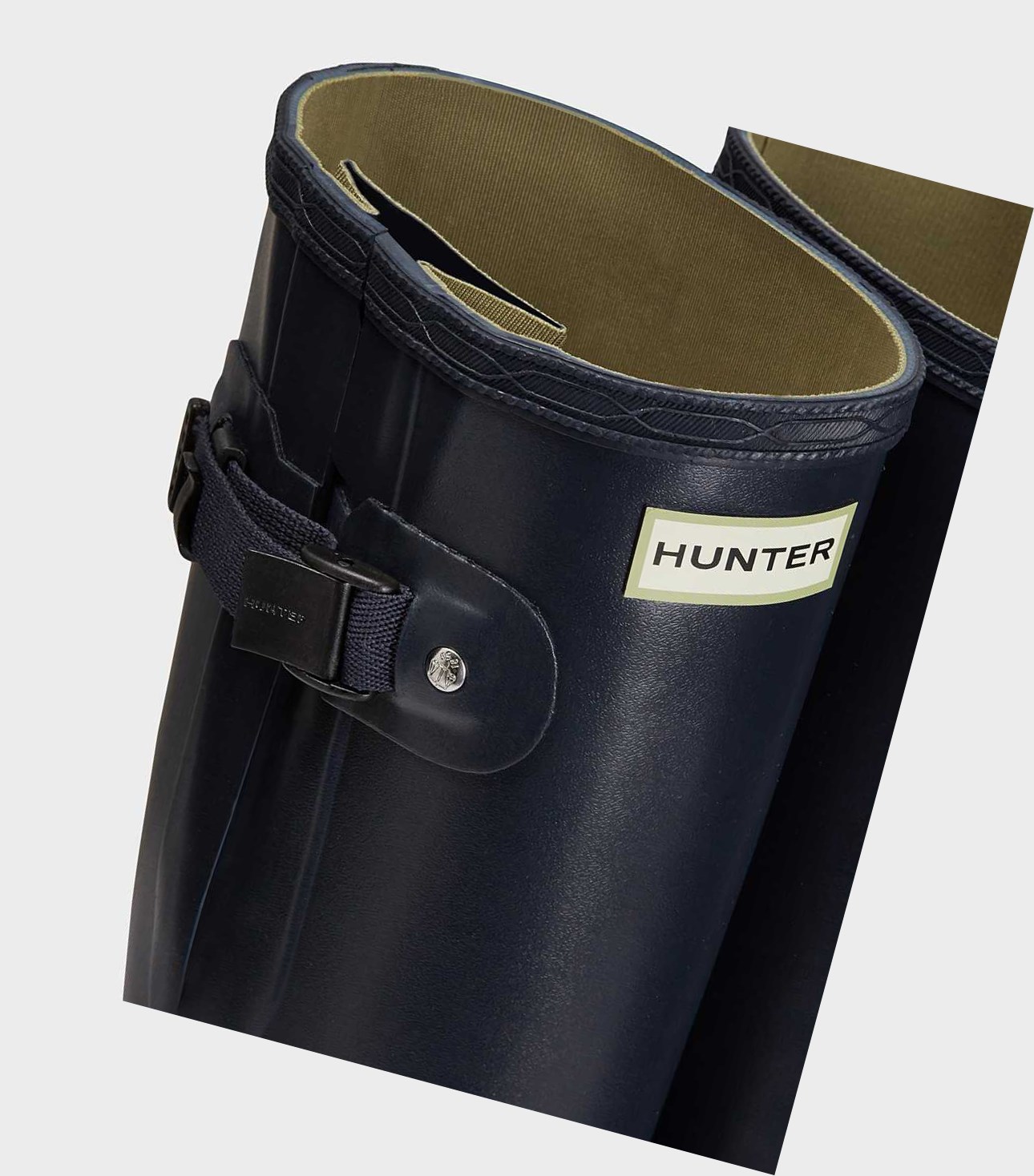 Stivali Corti Donna Hunter Norris Field Side Corta Wellington Adjustable Blu Marino | SKUJLN-980