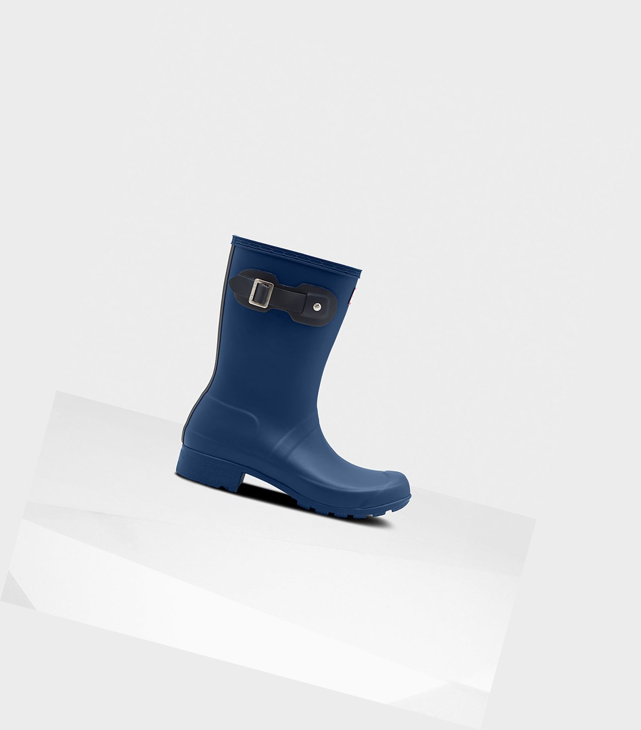 Stivali Corti Donna Hunter Original Tour Foldable Blu Marino | KXRSAB-294