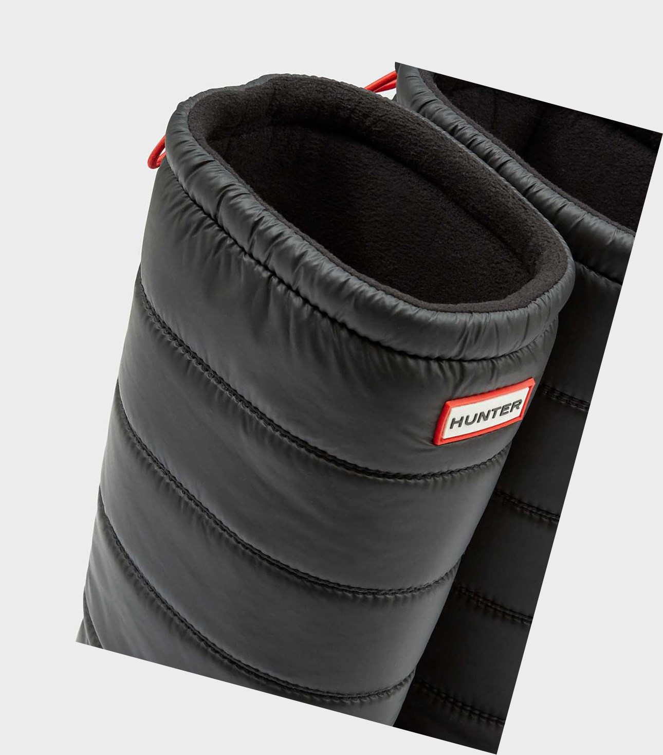 Stivali da Neve Donna Hunter Original Insulated Alti Nere | KWHGLY-274